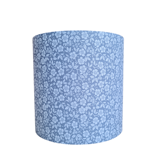Poplin, Blå blomster