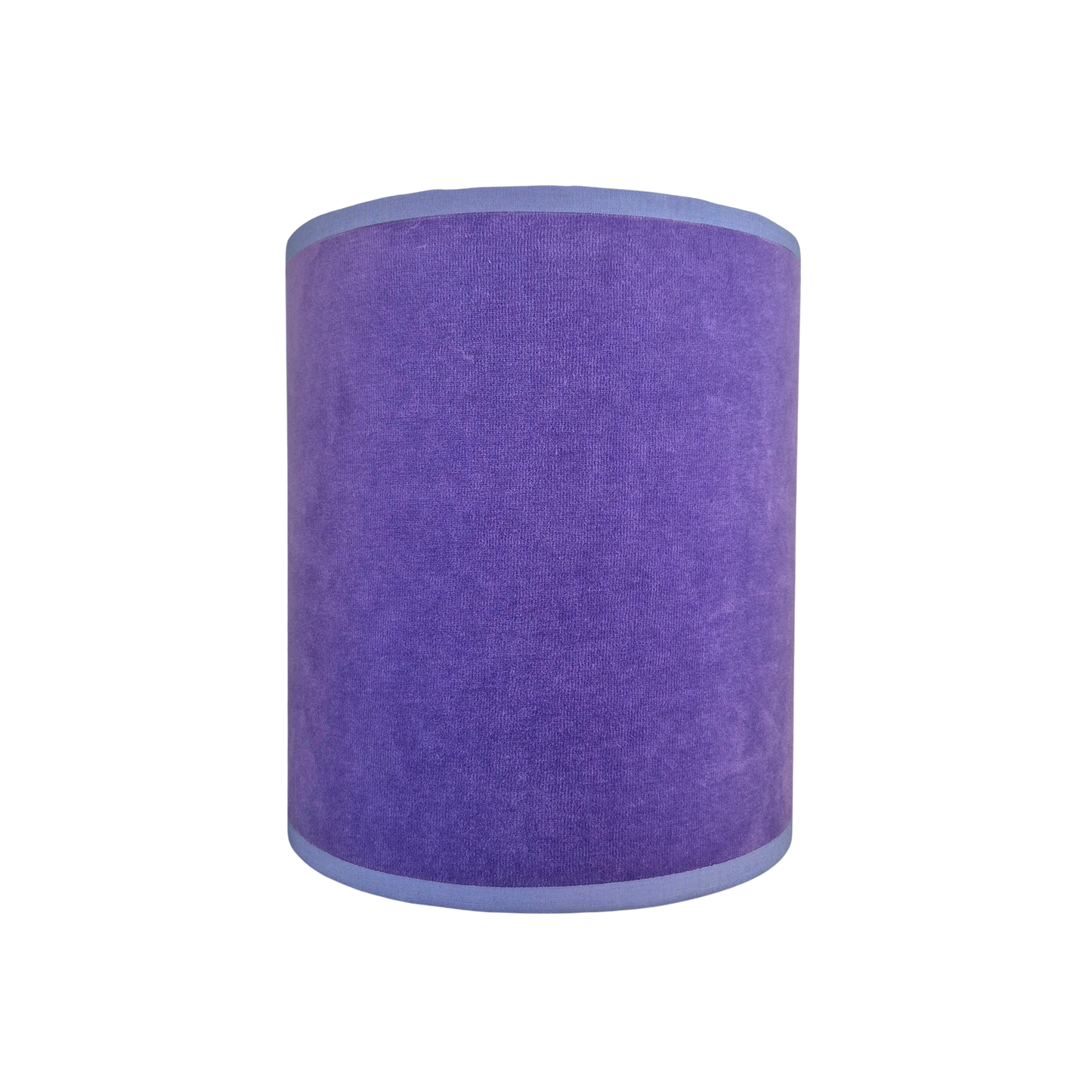 Velour Lilla med lilla kantbånd